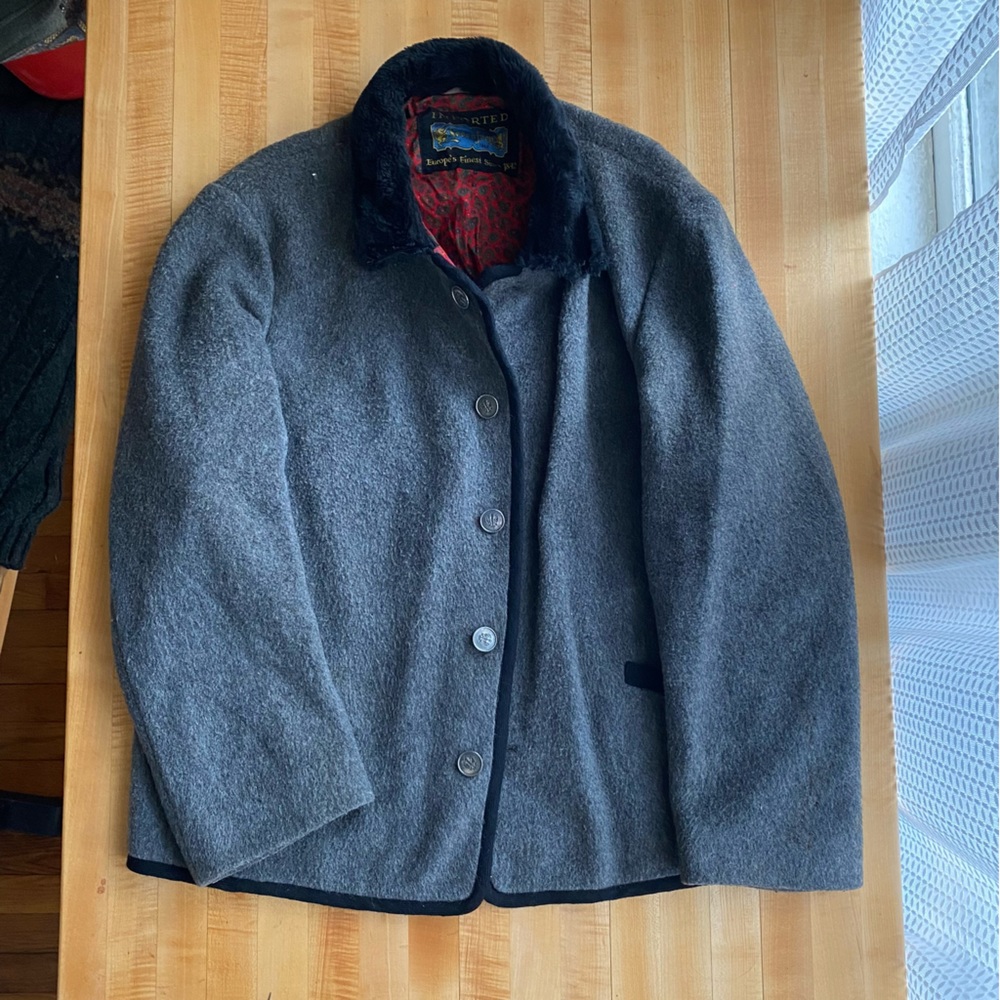 Lodenfrey vintage winter coat, W. German